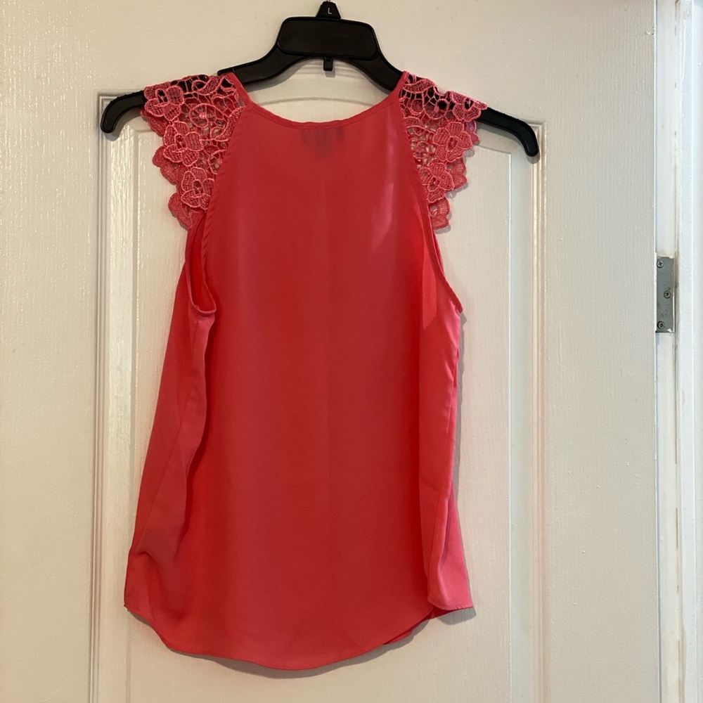 Coral dress tank